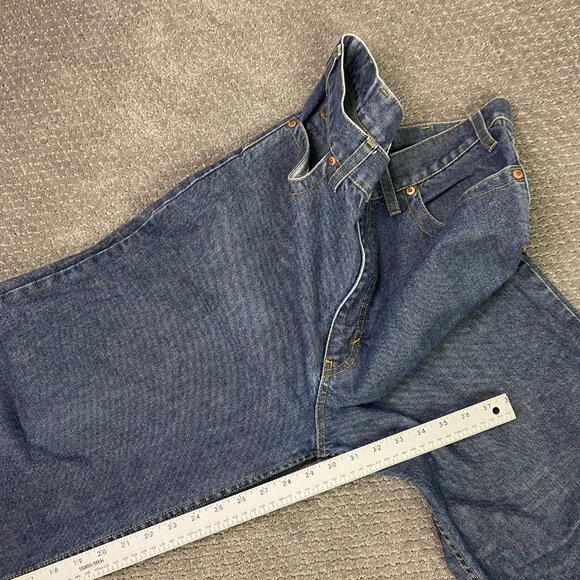 Vintage Y2K Gap Super Wide Leg Jeans Men's Women's 30 x 33 Baggy Skater Grunge - Picture 14 of 15